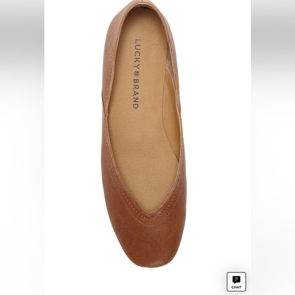Lucky Brand Alba Leather Flat 7.5 - Like New - Picture 4 of 5